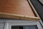 Dörr med karm högerhängd 9-21. H499