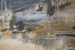 B. Jonson, April vinter Kylören, oljemålning 60x46. M6