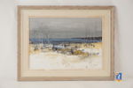 B. Jonson, April vinter Kylören, oljemålning 60x46. M6