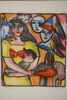Ulrica Hydman-Vallien, personer & djur, färglitografi, 41x46. M14