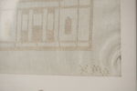 Kerstin Molander, kyrka, textil, 21x30. M23