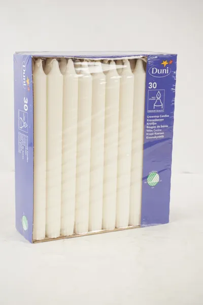 Duni 30-pack stearinljus. A24