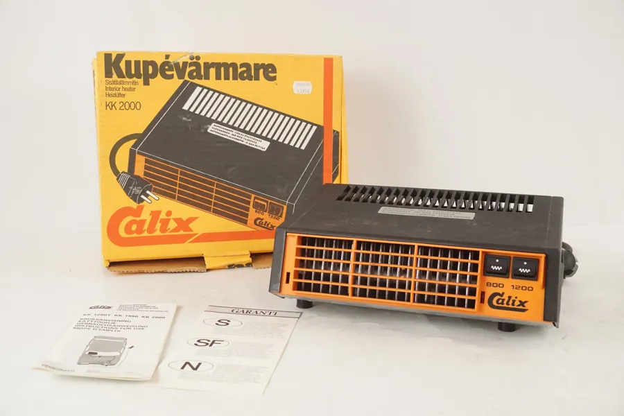 Calix KK 2000 Kupévärmare 800/1200W. D36