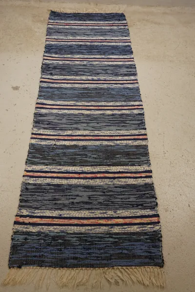Trasmatta Mörkblå 200x65. B153
