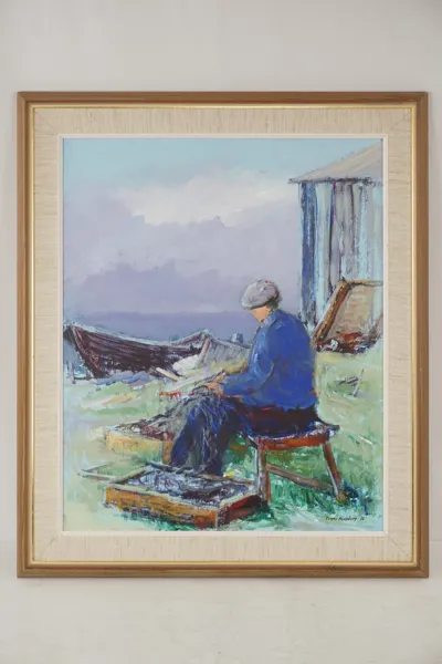 Torgny Forsberg, Fångsten, Olja, 63x75. M33