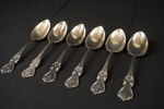 6st Silverskedar 406g. A77