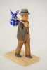 Träfigur Vandringsman. A84