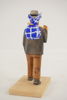 Träfigur Vandringsman. A84