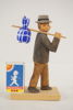 Träfigur Vandringsman. A84