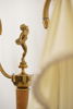 Golvlampa. krönt med kvinnofigur. B215