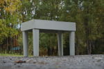Träpall Vit. B270