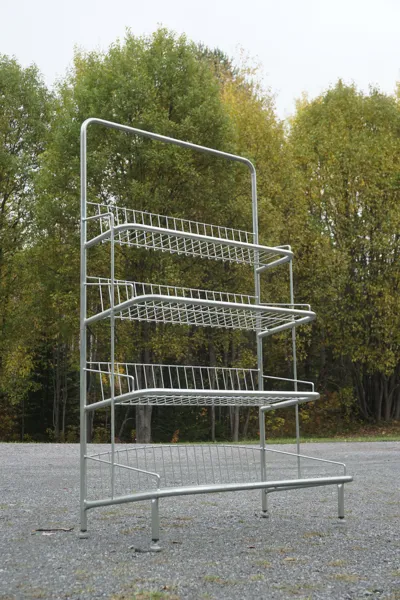 Trådkorgsställ display. B308