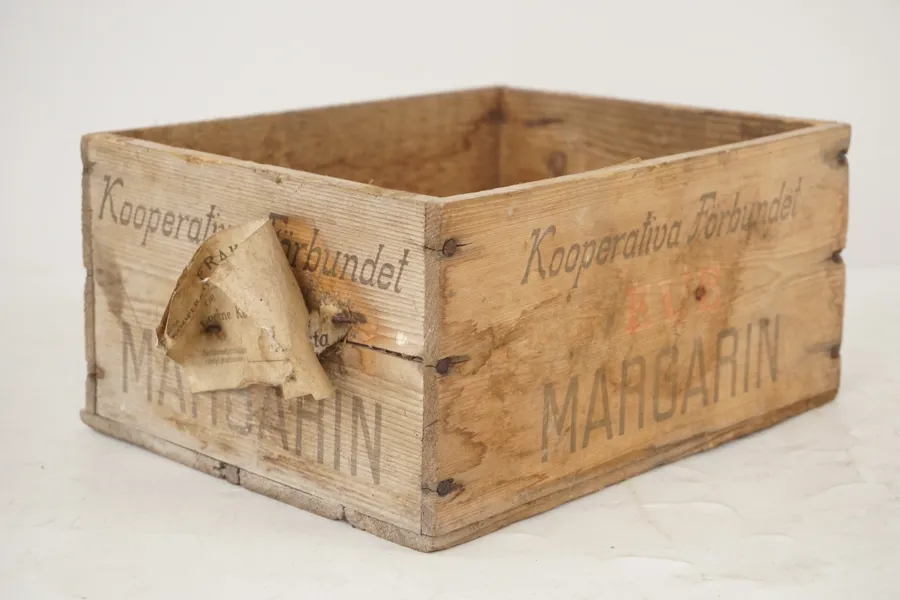 Kooperativa Förbundets Margarin Låda. A190