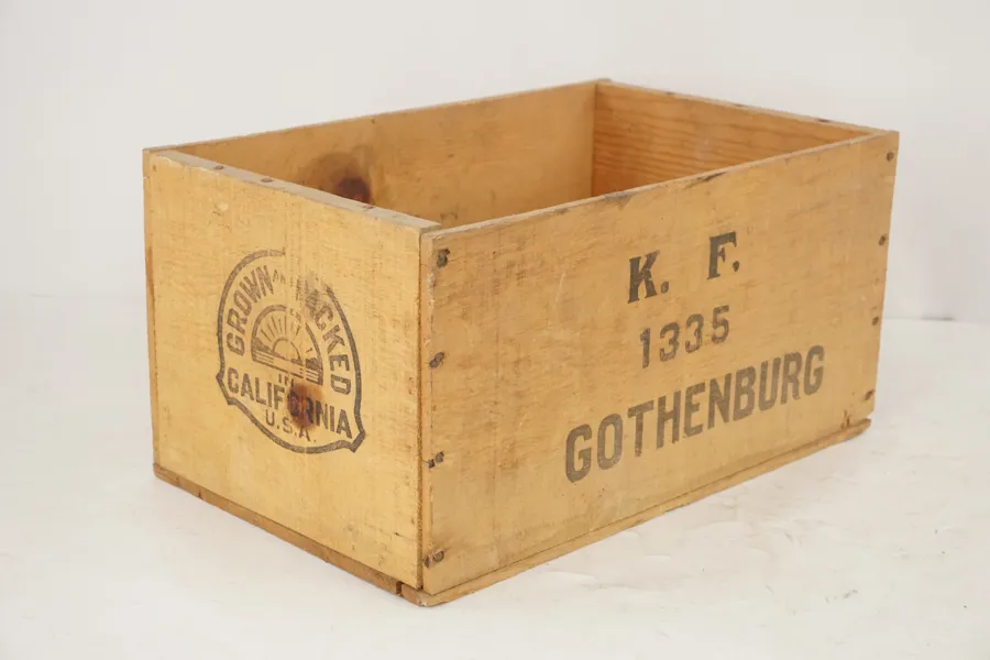 K.F Gothenburg Fruktlåda. A192