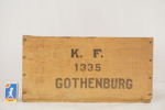 K.F Gothenburg Fruktlåda. A192