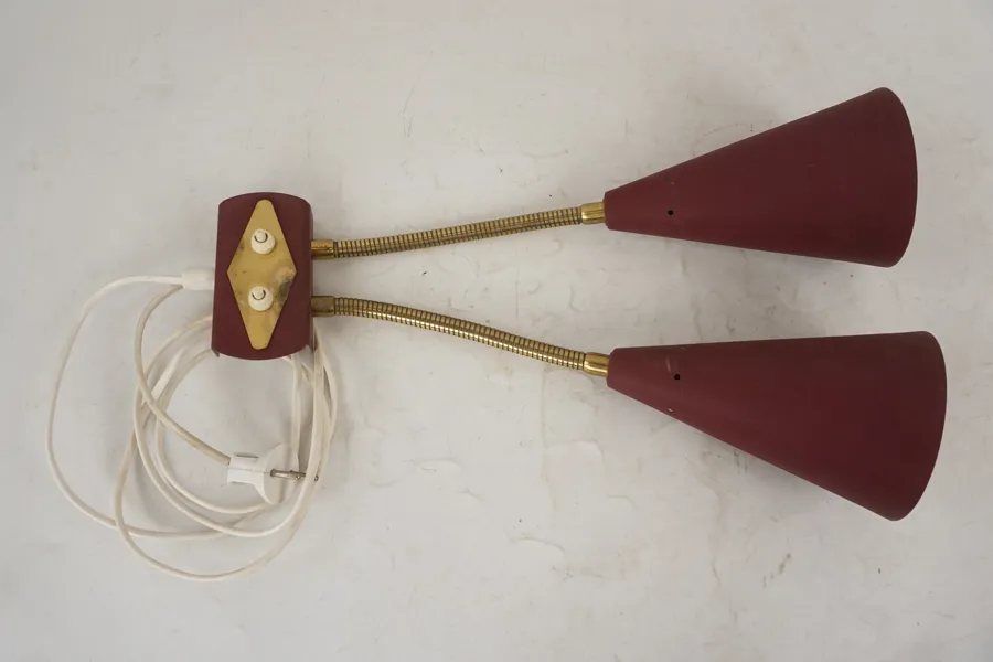 Dubbel Vägglampa. A193