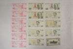 Turkisk 10 & 20 Lira, Dansk 5 sedel. A196