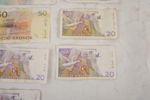 Svenska 100, 50 & 20 Sedlar. A197