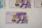 Svenska 100, 50 & 20 Sedlar. A197