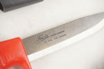 10st Frosts Mora knivar med Viking fodral. A222