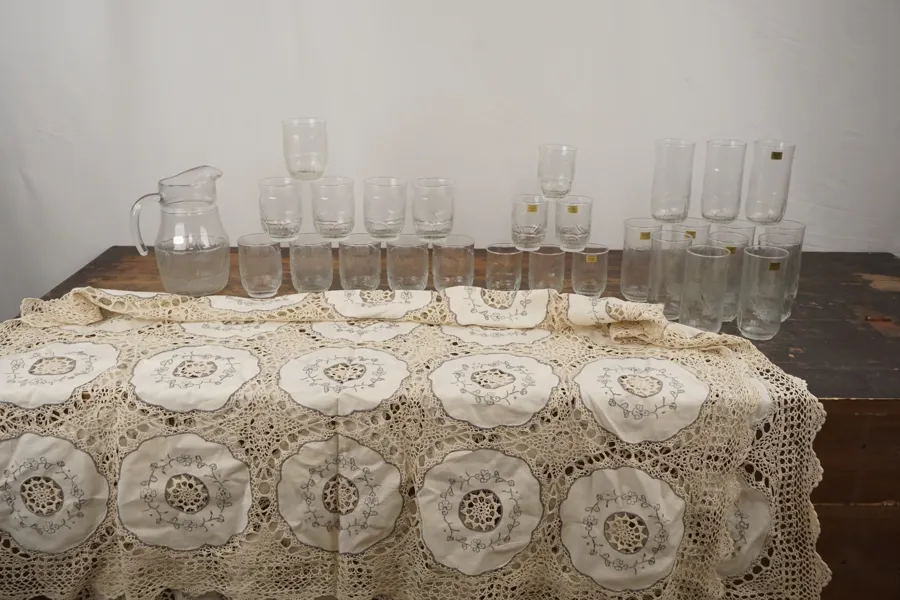 Luminarc Karaff & Arcoroc Fleur Glas mm. Bc351