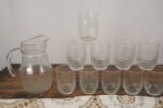 Luminarc Karaff & Arcoroc Fleur Glas mm. Bc351