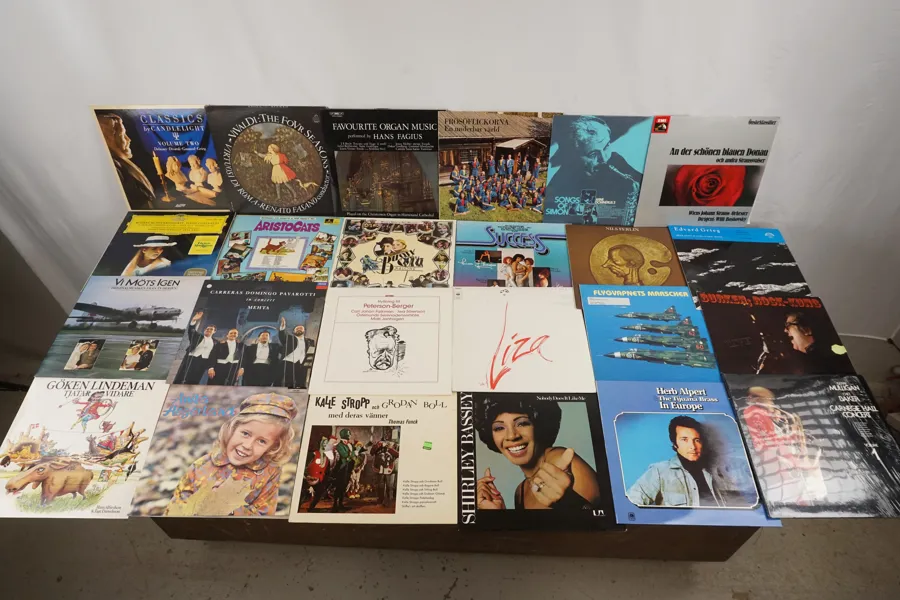 24LP skivor, Göken Lindeman mm. Bc361