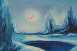 Ley Muammer Yalcin -Måne 68x56. M60/