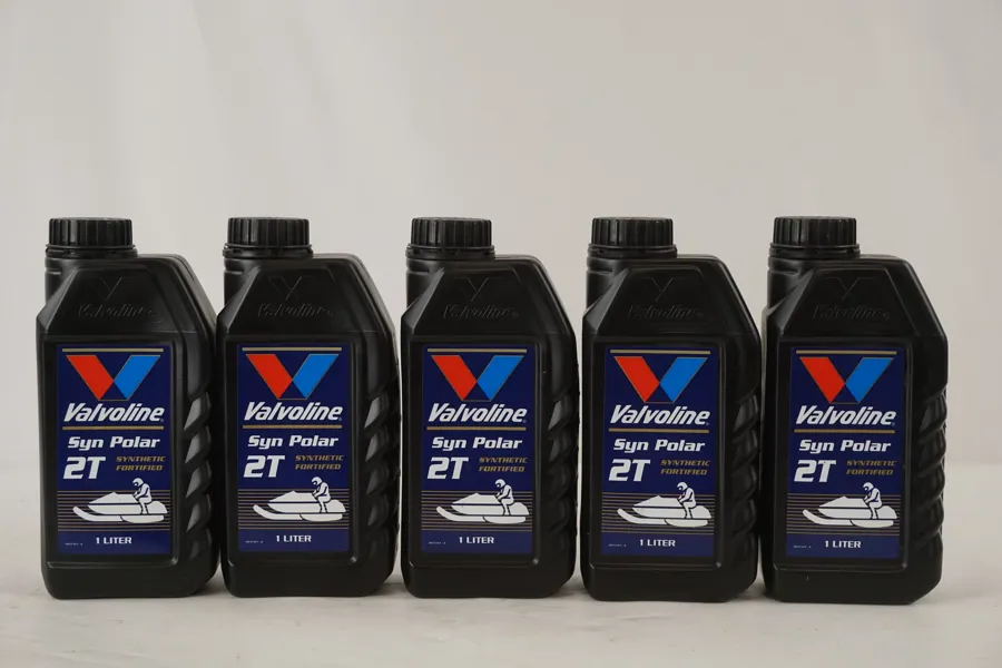 5st 1L Valvoline Syn Polar 2T Tvåtaktsolja. D202