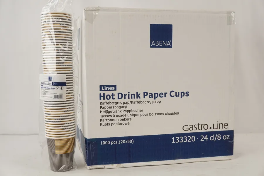 20frp a 50st Abena Gastroline Kaffebägare. M72