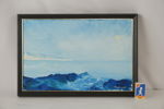 Montrevel, Cyclades, akvarell, 44x30. M18/