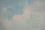 Bonsard, strand med fyr, olja, 58x48. M44/