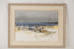 B. Jonson, April vinter Kylören, oljemålning 60x46. M6/