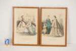 2st Journal des Demoiselles Modeillustrationer. A70/