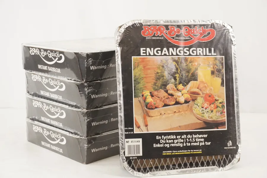 5st Bar-be-quick engångsgrillar. D208/