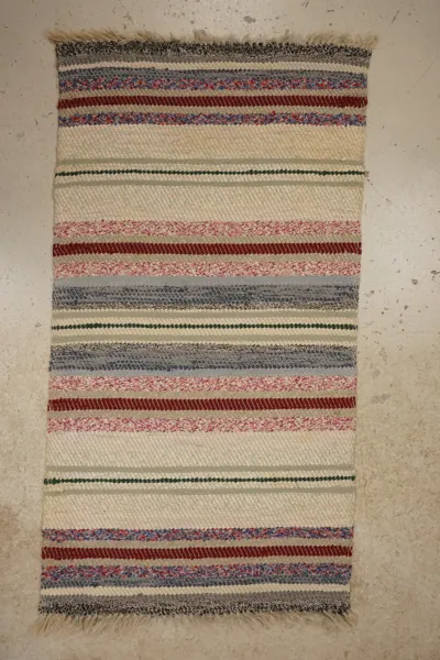 Trasmatta Röd/blå 118x64. B155/