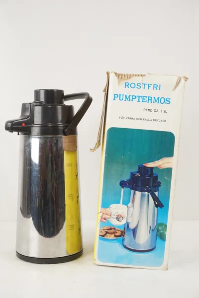 Pumptermos i rostfritt. D29