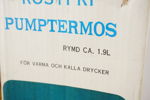 Pumptermos i rostfritt. D29