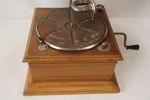 Trattgrammofon, röd. B212