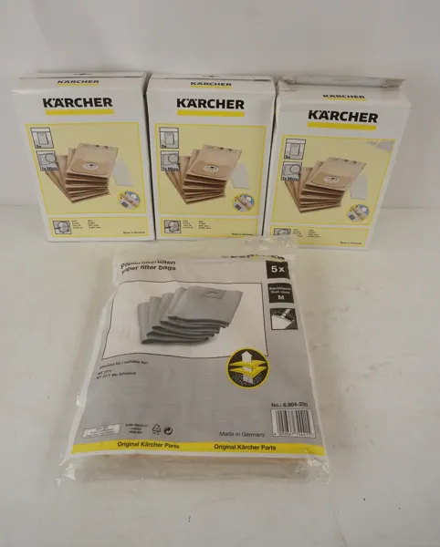 Kärcher Pappersfilterpåsar till dammsugare. BC251