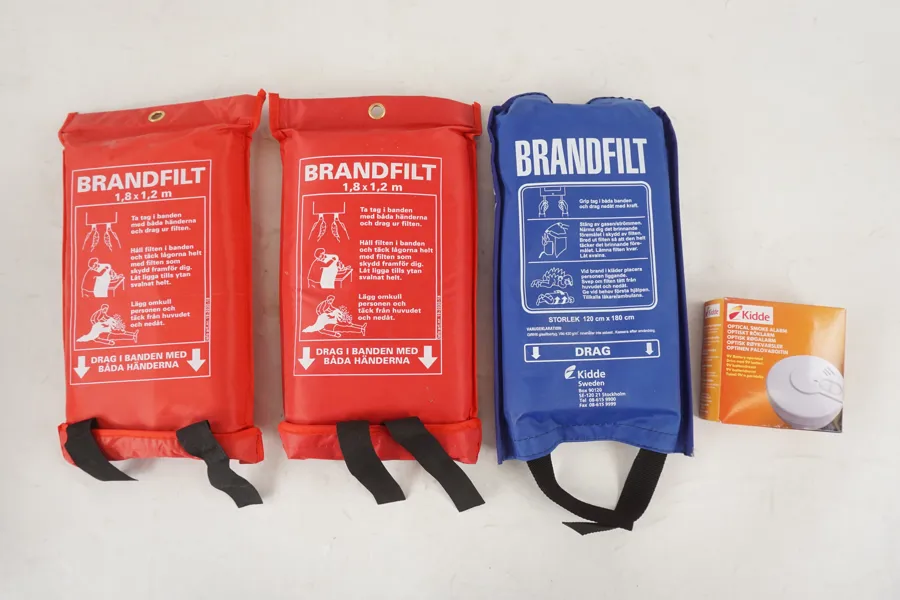 3st Brandfilt + rökdetektor. A133