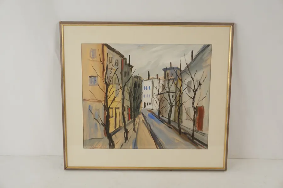 Tavla L.Lundin motiv: stan 56x50cm. M15