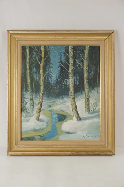 Tavla G.P Motiv: Bäck 68x79cm. M22