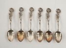 Rosen Teskedar i silver 45g. A200