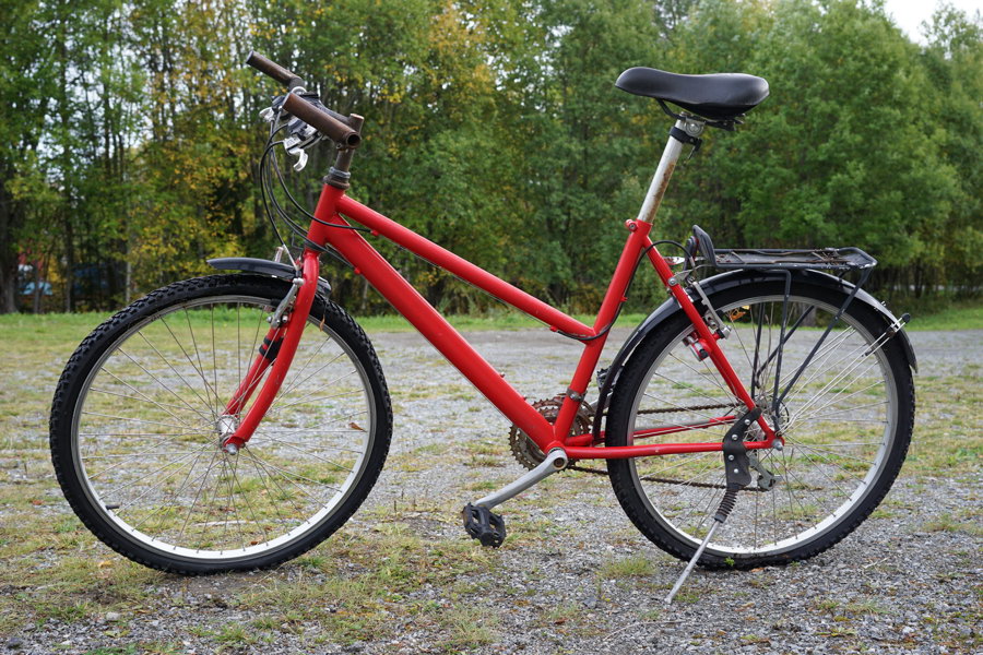 Cykel röd. B373