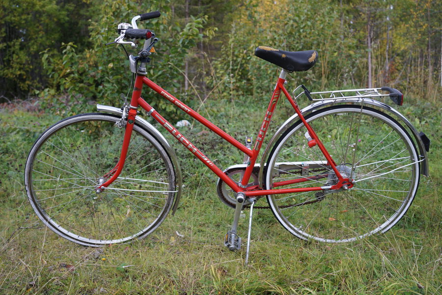 Puch Free Spirit cykel röd. B382