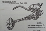 Diverse Zundapp papper med teknisk information tabeller m.m. A461