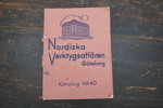 Nordiska Verktygsaffären katalog No40. A18