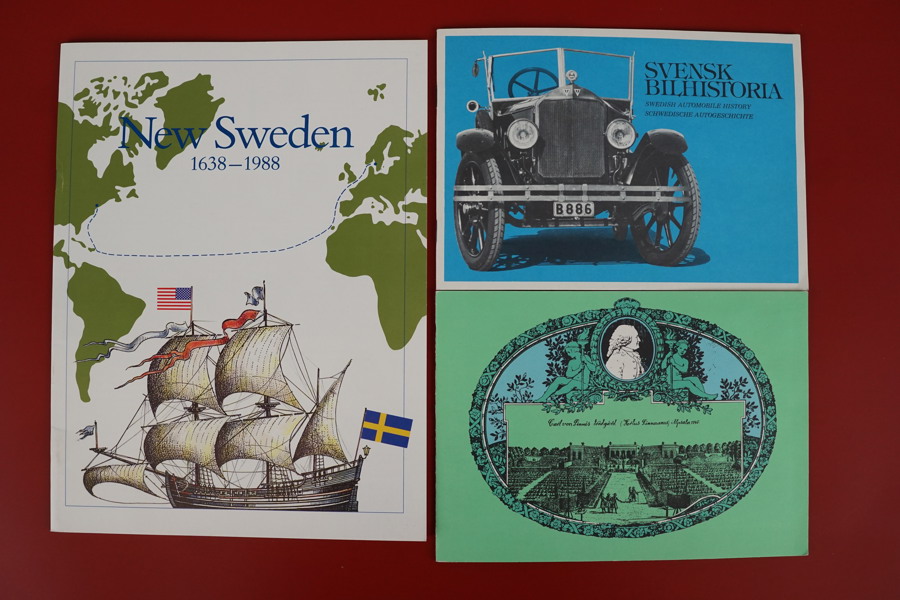 3st Frimärkesböcker New Sweden Svensk bilhistoria m.m. A73