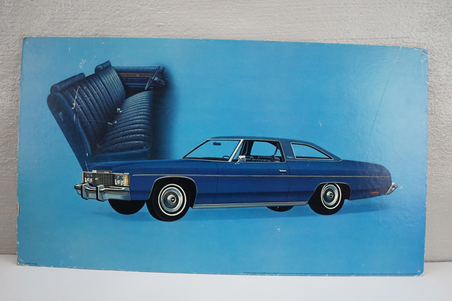 1974 Chevrolet Impala Custom Coupe 81x46cm plansch. M45